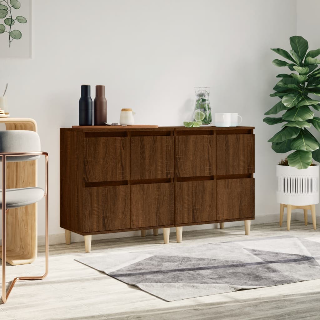 Sideboards Stk Braun Eichen Optik X X Cm Holzwerkstoff Braune