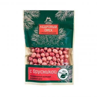 Terr.Taigi pine nuts in white chocolate with cranberries, 80 g