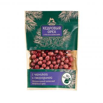 Terr.Taigi pine nuts in white chocolate with currants and blueberries, 80g