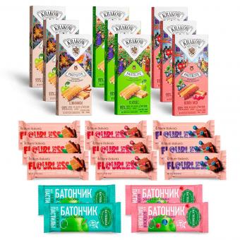 MAXI-Set: 3 Arten Bratapfel-Desserts + 2 Arten Pastila-Riegel + 3 Arten Apfelriegel