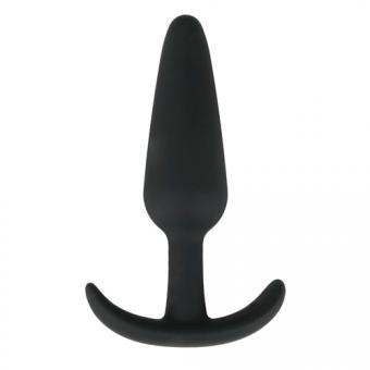 Silikon-Buttplug mit Griff - Medium