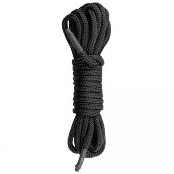 Schwarzes Bondageseil - 5 m