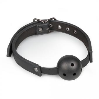 Ball Gag with PVC Ball - Black