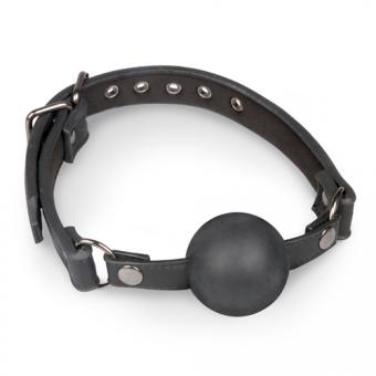 Ball gag with big silicone ball