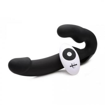 Urge strap-on vibrator without straps - black