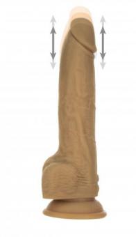 Naked Addiction - Realistischer Stoß-Dildo mit Fernbedienung - 23 cm