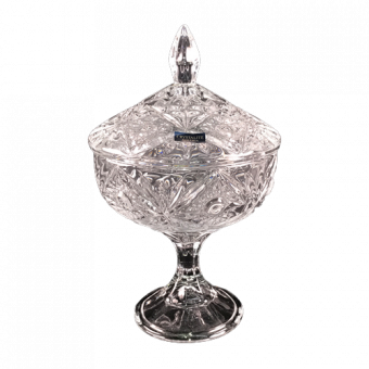 Bohemia Crystal Bonboniere auf Fuß MIRANDA