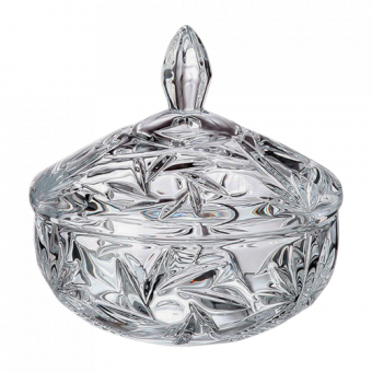 Bohemia Crystal Bonboniere mit Deckel PINWHEEL