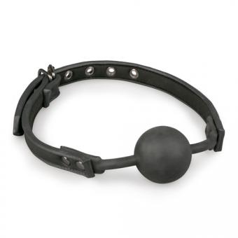 Ball gag with silicone ball