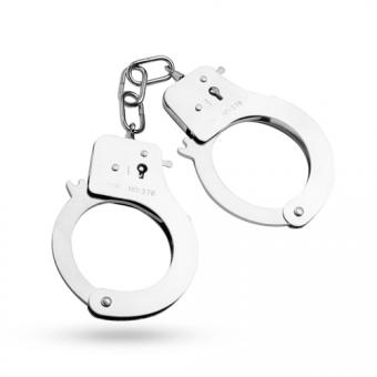 Metal handcuffs - silver color