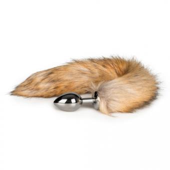 Medium size foxtail anal plug