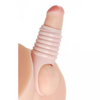 Really generous ribbed penis enlargement sleeve