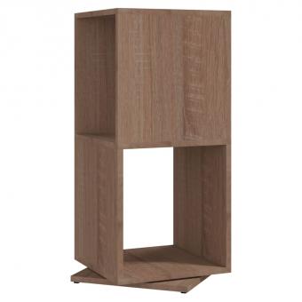 Swivel shelf Sonoma oak 34.5x34.5x75.5 cm Wood-based material