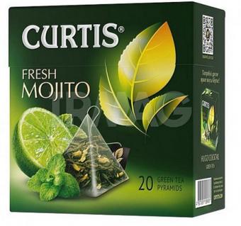 Curtis Grüner Tee "Fresh Mojito", 20 Pyramide-Btl.