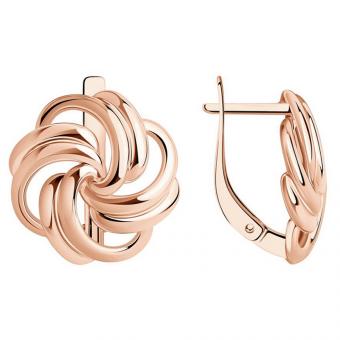 Sokolov earrings gold plated 925 silver