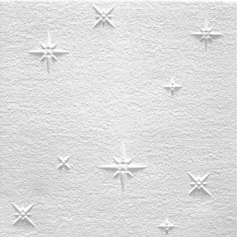 Marbet ceiling tiles Zima white, 50x50cm