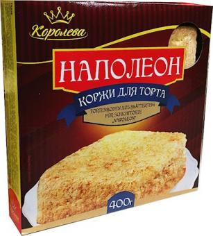 Korolewa cake base for cake "Napoleon", 400g