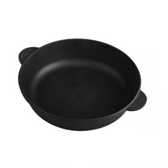 BriZoll cast iron serving pan with two handles