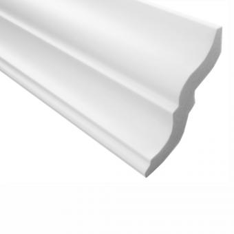 Marbet stucco moldings E-10 white, 80 x 87 mm