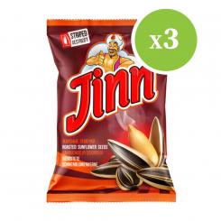 Jinn roasted sunflower seeds - striped, 3 x 300 g