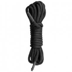 Black bondage rope - 5 m