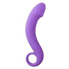 Purple silicone prostate dildo