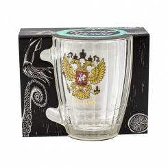 Beer mug with coat of arms "Rossia" 500 ml