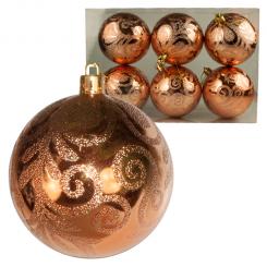 Balls - Christmas tree ornaments, set of 6