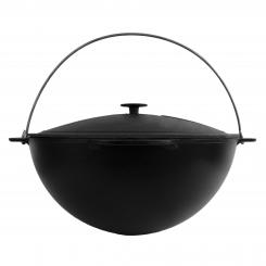 Brizoll Wok Asia mit Bügel aus Gusseisen, 10 L