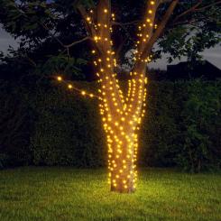 Solar Lichterkette 2x200LEDs Innen Außen Weihnachtsdeko