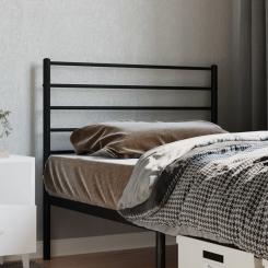 Headboard metal black 100 cm