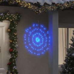 Christmas lights fireworks 8 pcs. 140 LEDs blue 17 cm