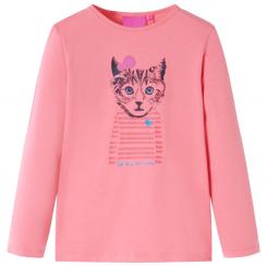 Kinder-Langarmshirt Rosa 104