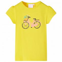 Kinder-T-Shirt Gelb 92