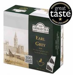 Ahmad Tea Earl Grey, 100pcs x 2g