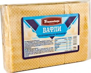 Franzeluta waffles with condensed milk filling, 300g