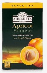 Ahmad Tea Schwarztee-Mischung mit Aprikosen-Aroma, 20St x 2g