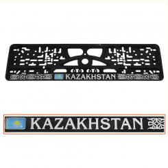 Car - License plate holder "KAZAKHSTAN 3D