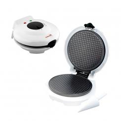 Electric waffle maker, ø19.2 cm (cone for croissants included)