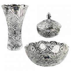 Bohemia Royal Cristal gift set 3 pieces