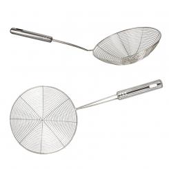 Stainless steel fondue strainer 18 x 37.5 cm