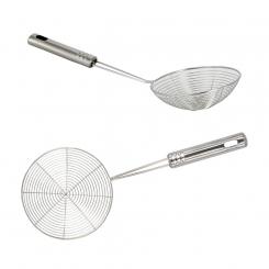 Stainless steel fondue strainer, 12 x 30.5 cm