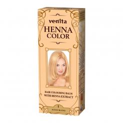 Venita Henna Color Color Balm sunny blonde №1, 75 ml