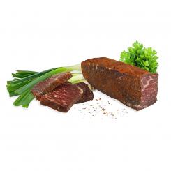 Lackmann spicy leg of beef "Basturma" air-dried, cold-smoked approx. 200g