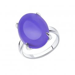 Sokolov ladies ring in 925 silver with a quartz