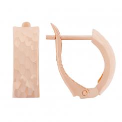 585 rose gold earrings