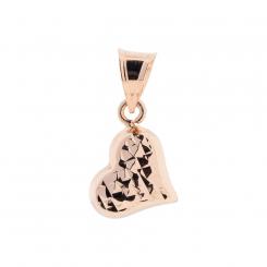 Heart pendant in 585 rose gold