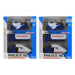 Police vehicles, 3 pieces