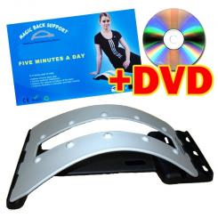 MB Massage with magnets, 3 stretching levels, DVD and belt