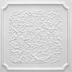 Marbet ceiling tiles antique white, 50x50cm